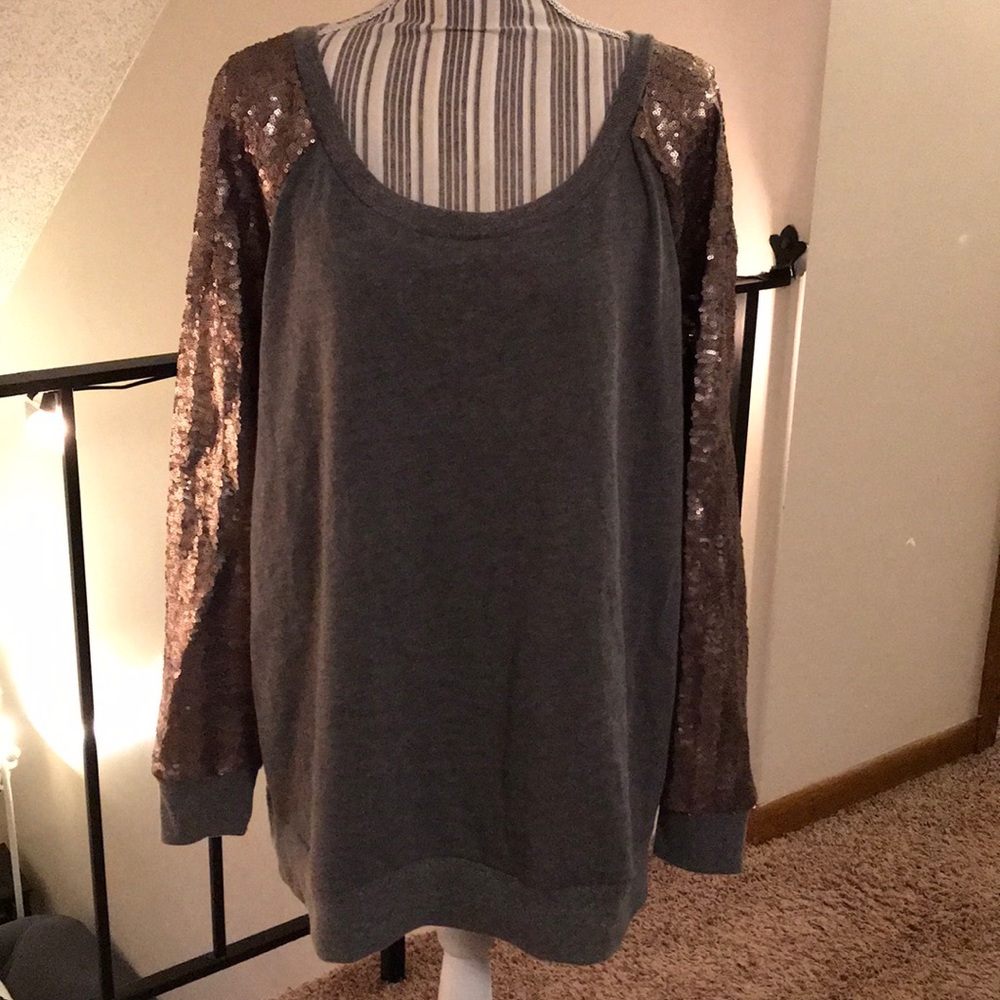 Sequined sweater